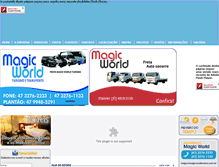 Tablet Screenshot of magicworldturismo.com.br
